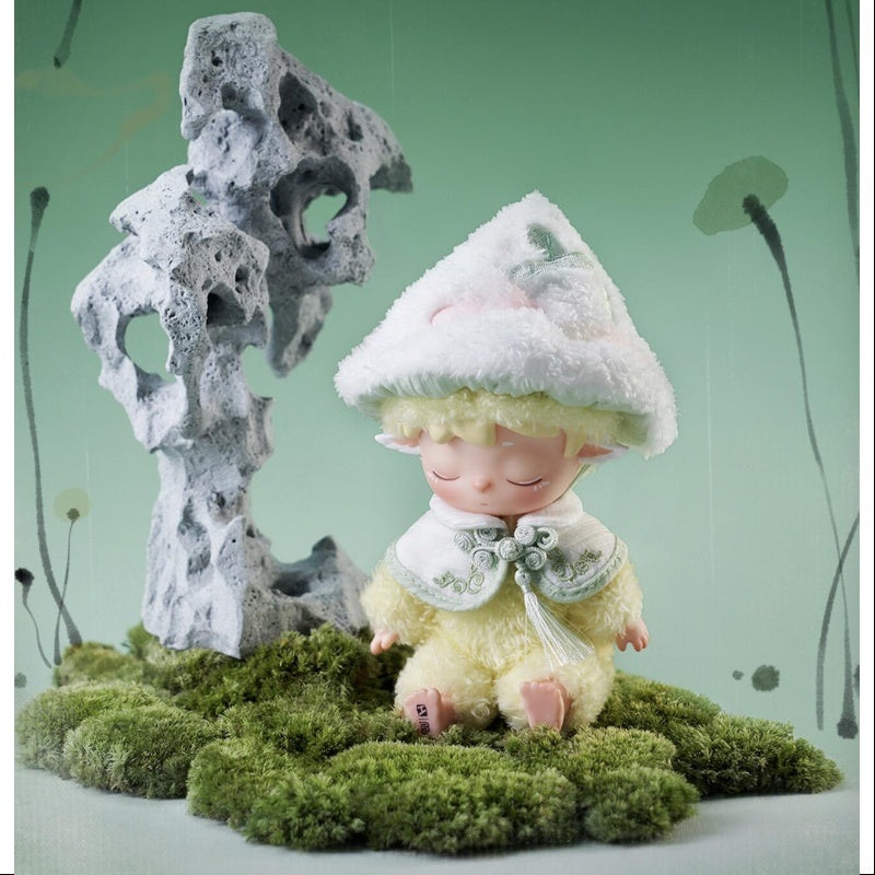MIMI Leisurely Elf Series Vinyl Plush Pendant Fluffy Mushroom