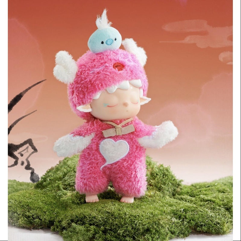 MIMI Leisurely Elf Series Vinyl Plush Pendant Pair of Lovebirds