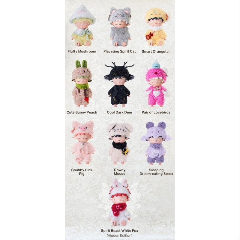 MIMI Leisurely Elf Series Vinyl Plush Pendant Whole Set Brand New With Plastic