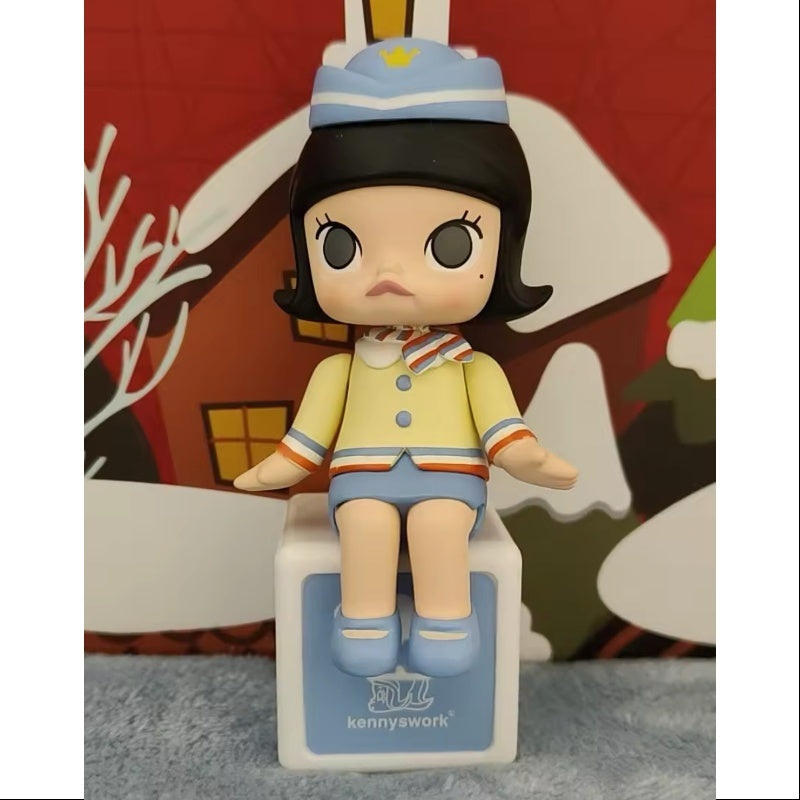 MOLLY Happy Train Party Series Stewardess Molly Blue