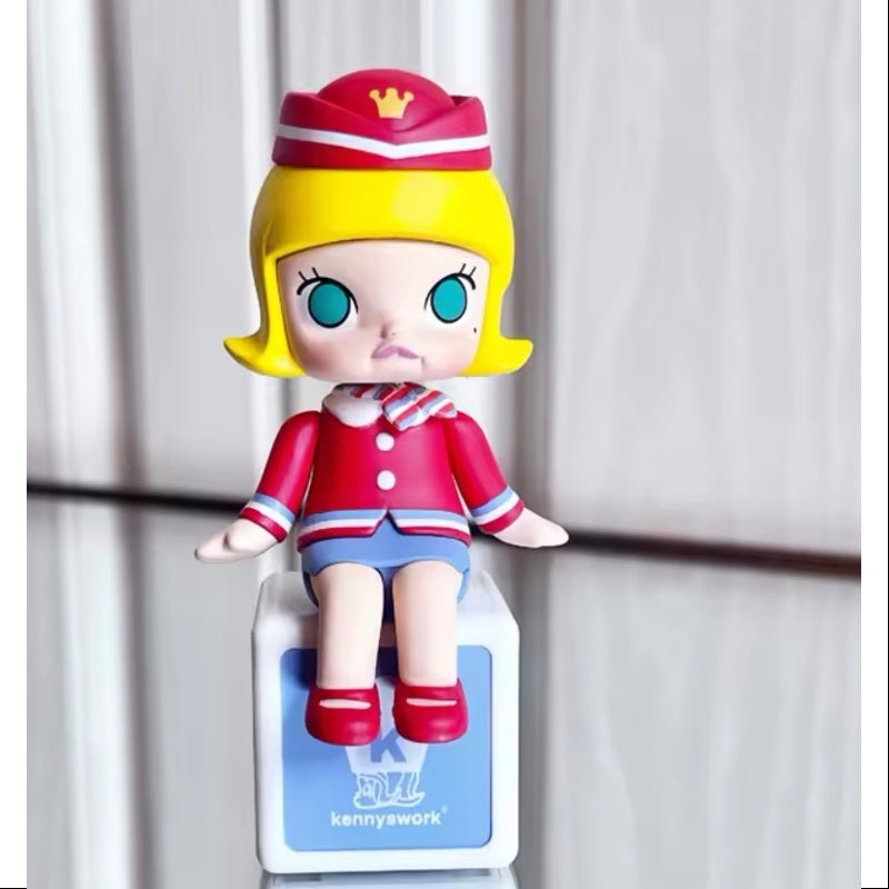 MOLLY Happy Train Party Series Stewardess Molly Red