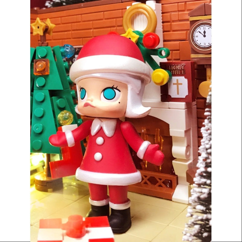 MOLLY Merry Christmas 2016 Series Santa Claus white