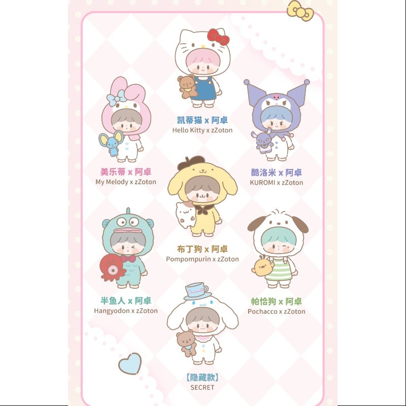 zZoton Sanrio Characters Love League Buddies Series Vinyl Plush Doll Whole Set Brand New With Plastic