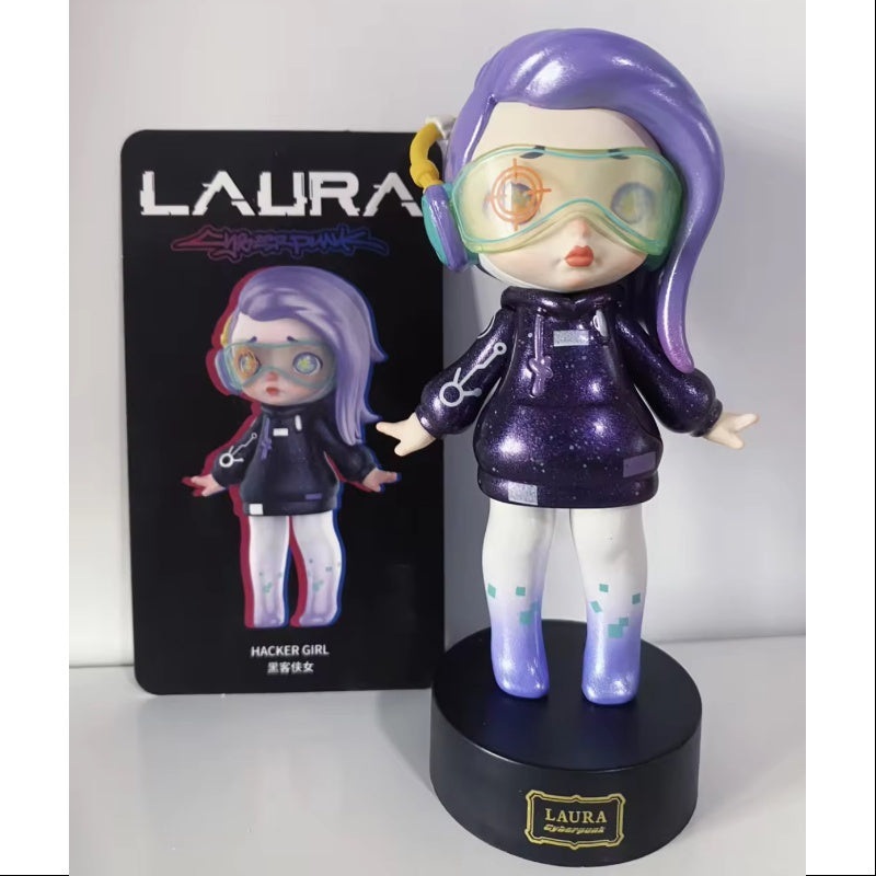 Laura Cyberpunk Series Hacker girl
