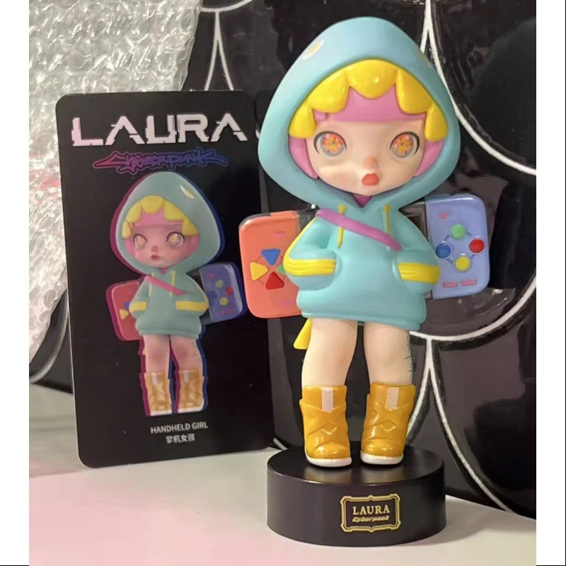 Laura Cyberpunk Series Handheld game girl