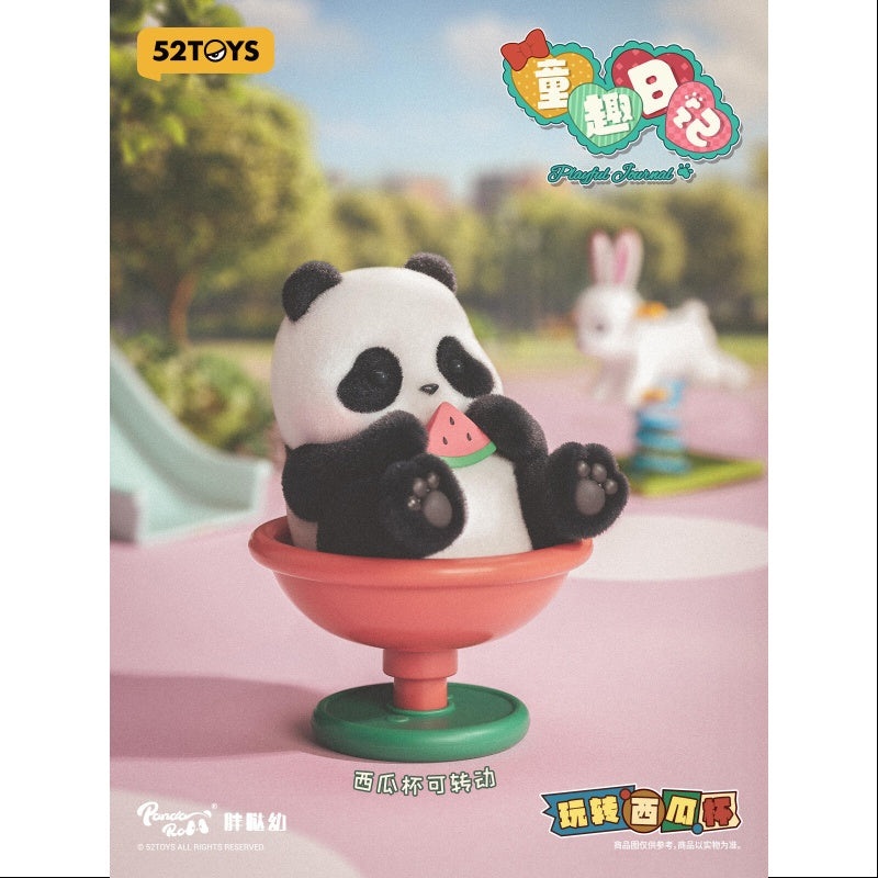 Panda Roll Playful Journal Series Panda In Watermelon Cup