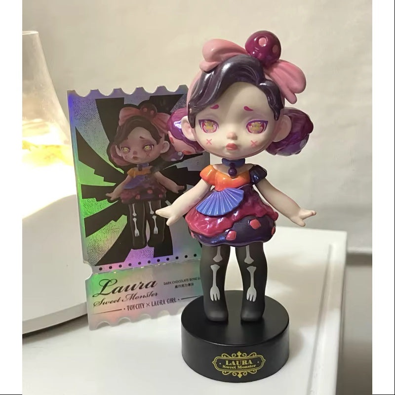 Laura Sweet Monster Series DARK CHOCOLATE BONE GLRL