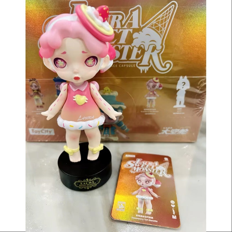 Laura Sweet Monster Space Capsule Series Strawberry Tart Cursed Doll