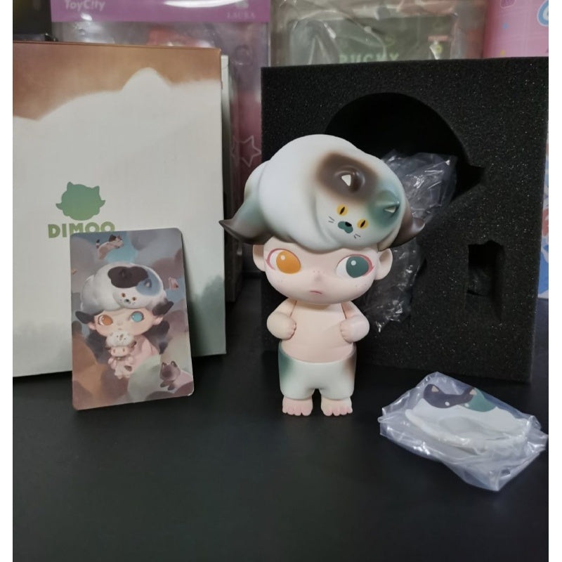 DIMOO Blue Calico Cat Limited Figure