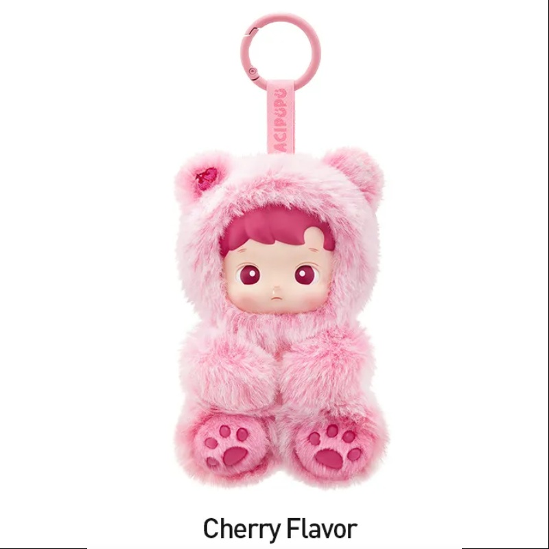 Hacipupu Gummy Bear Series Vinyl Plush Pendant Cherry Flavor