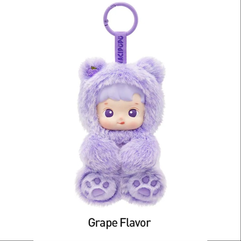 Hacipupu Gummy Bear Series Vinyl Plush Pendant Grape Flavor