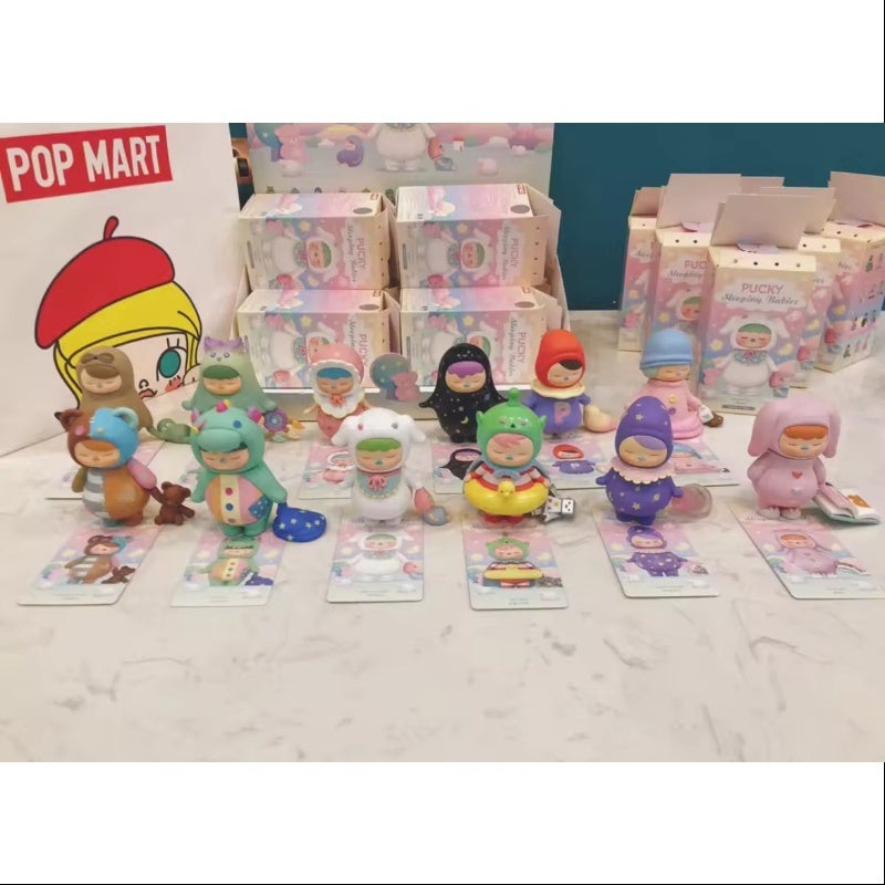 PUCKY Sleeping Babies Series Whole Set Opened