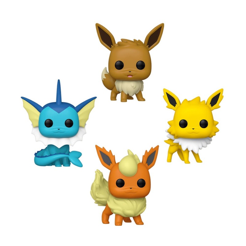 Eevee / Vaporeon / Jolteon / Flareon (4-Pack)