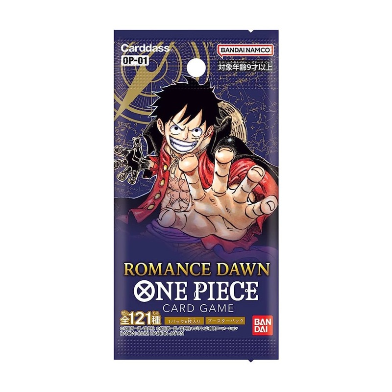 One Piece Card Game OP-01 (Japanese Version) Romance Dawn – Booster Pack