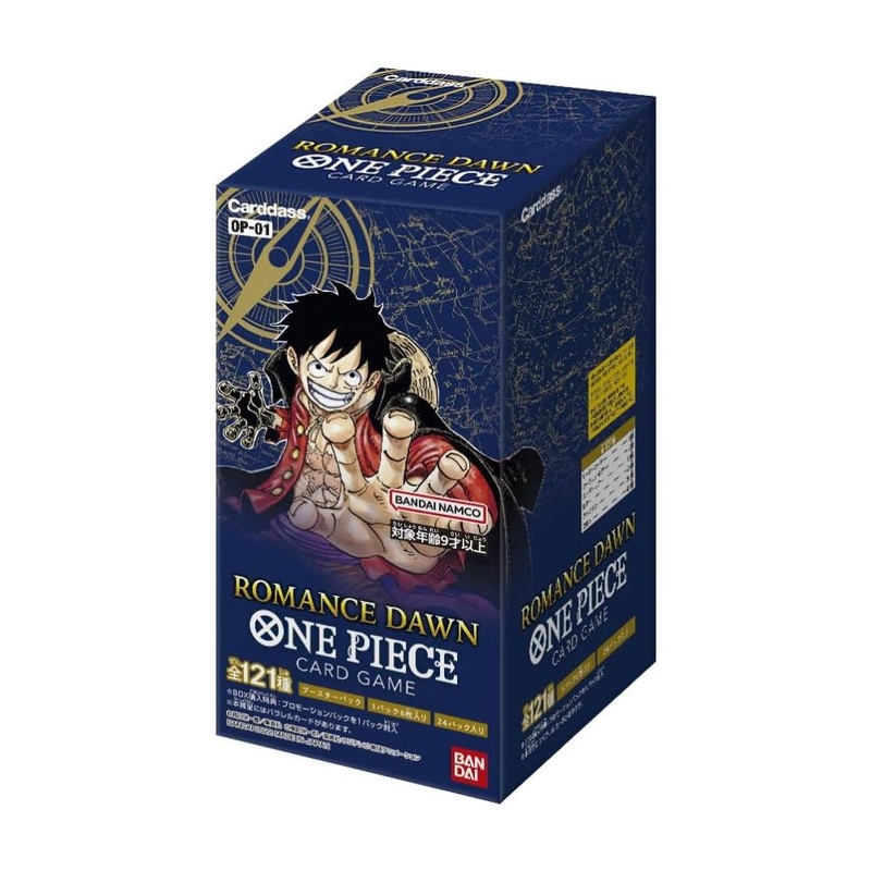 One Piece Card Game OP-01 (Japanese Version) Romance Dawn – Sealed Booster Box (24 Packs)