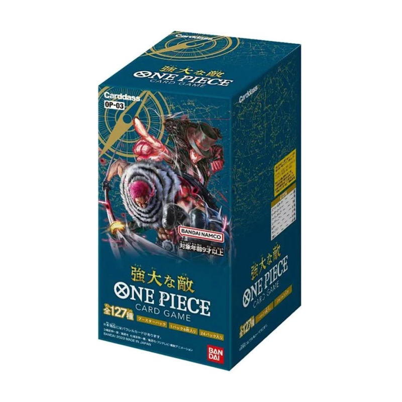 One Piece Card Game OP-03 (Japanese Version) Pillars of Strength – Sealed Booster Box (24 Packs)