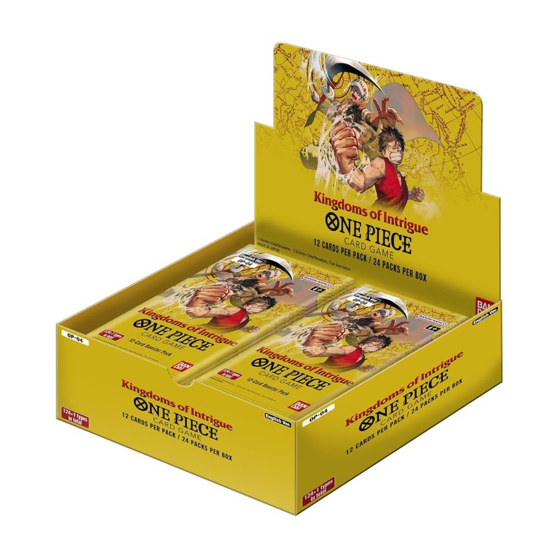 One Piece Card Game OP-04 (English Version) Kingdoms of Intrigue – Sealed Booster Box (24 Packs)