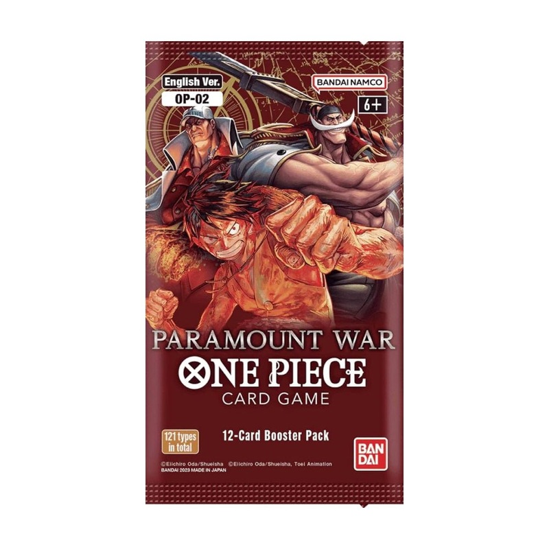One Piece Trading Card Game OP-02 (English Version) Paramount War Booster Pack