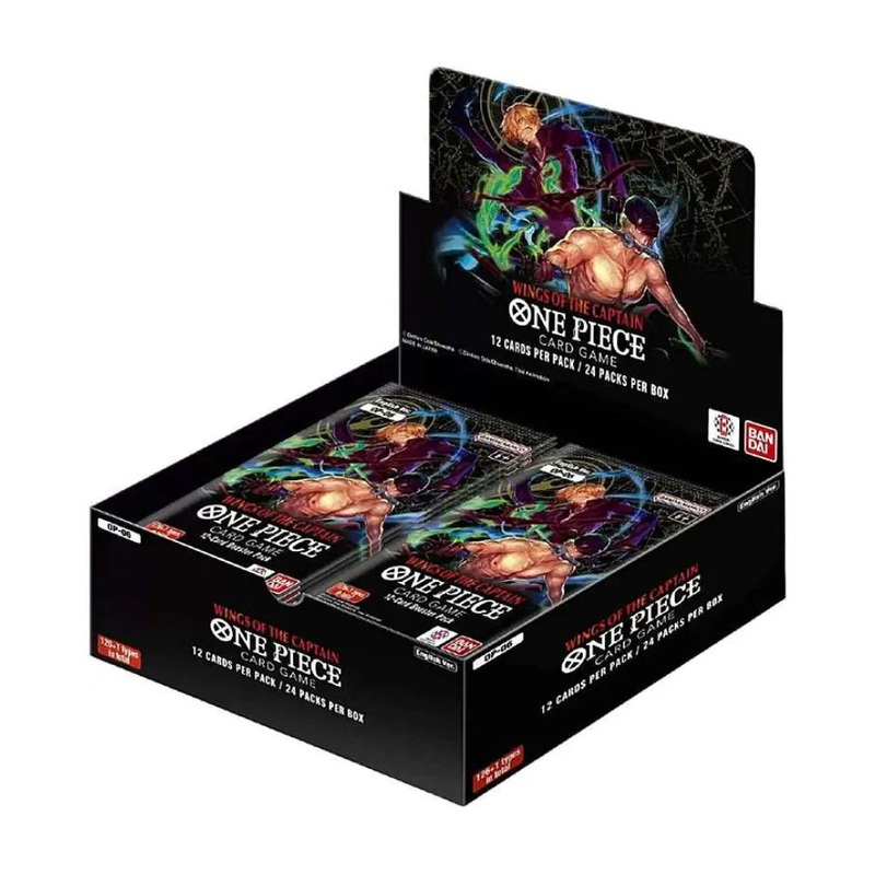 One Piece Card Game OP-06 (English Version) Wings of the Captain – Sealed Booster Box (24 Packs)