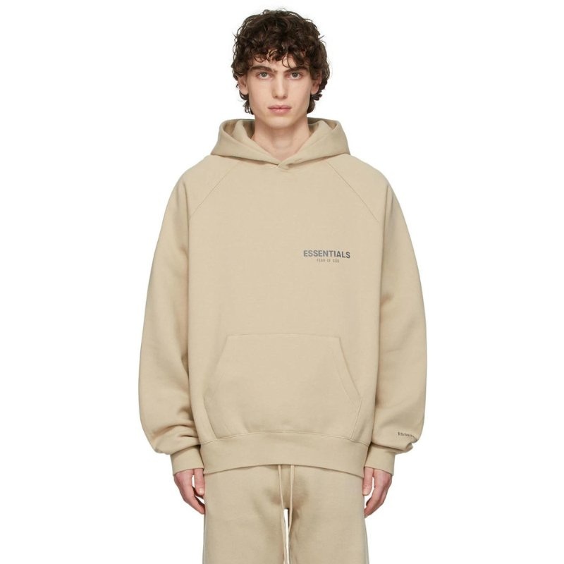 Fear of God Essentials Hoodie Beige