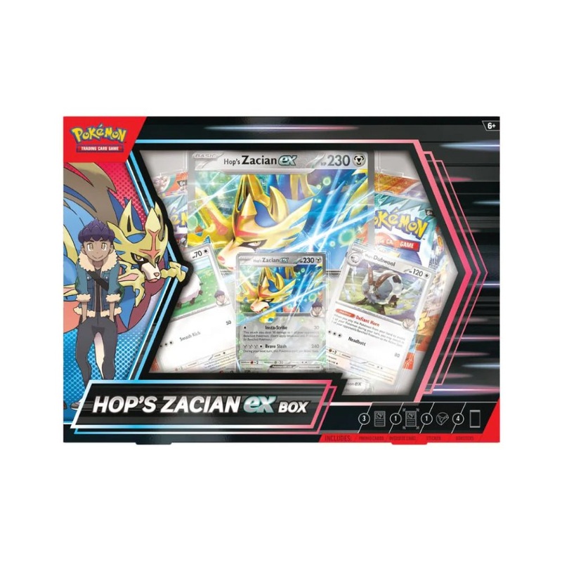 Pokemon TCG: Hop’s Zacian EX Box (Factory Sealed)