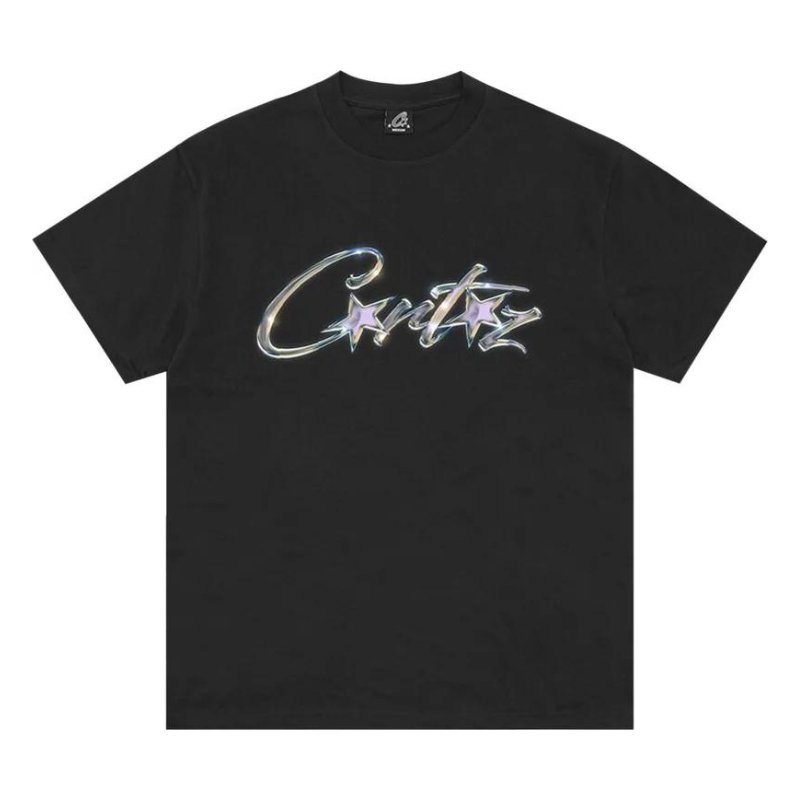Corteiz Chrome Allstarz Tee (Black)
