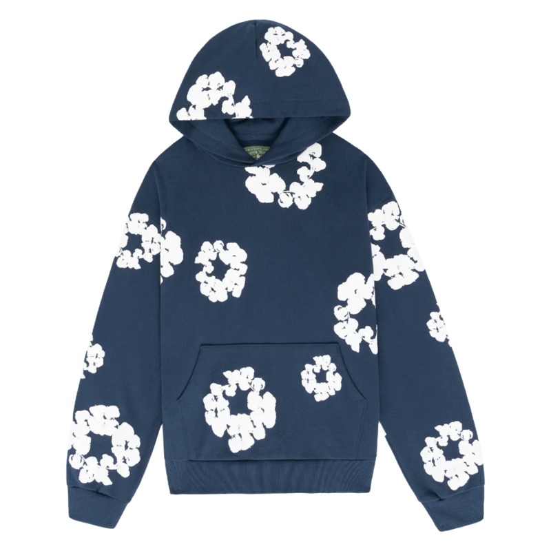 Denim Tears The Cotton Wreath Sweatshirt Navy