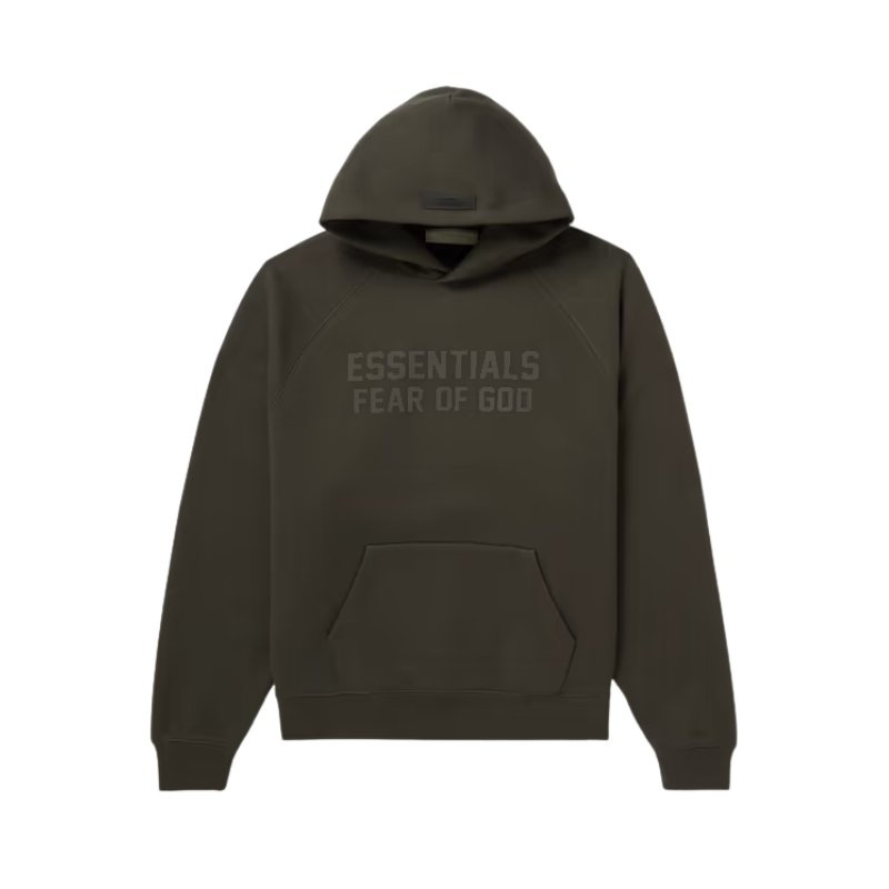 Fear of God Essentials Hoodie Off Black