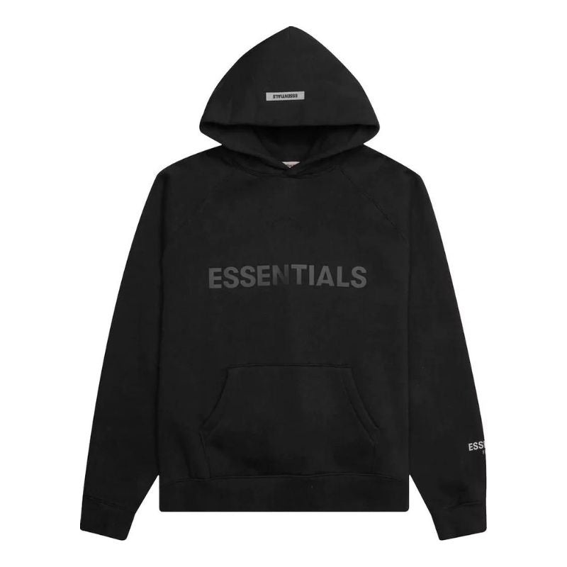 Fear of God Essentials Pullover Hoodie Applique Logo ‘Dark Slate/Stretch Limo/Black’