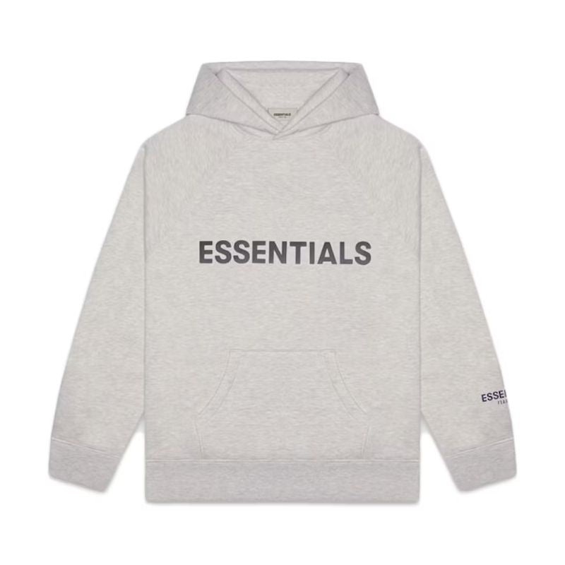 Fear of God Essentials Pullover Hoodie Applique Logo ‘Heather Oatmeal’