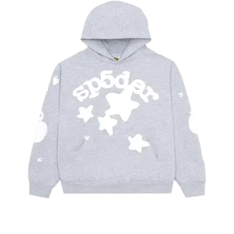 Sp5der Beluga Hoodie ‘Heather Grey’ (SS23)