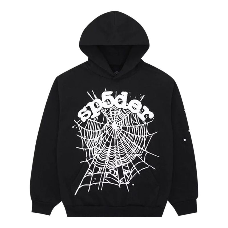 Sp5der OG Web Hoodie ‘Black’ (SS24)