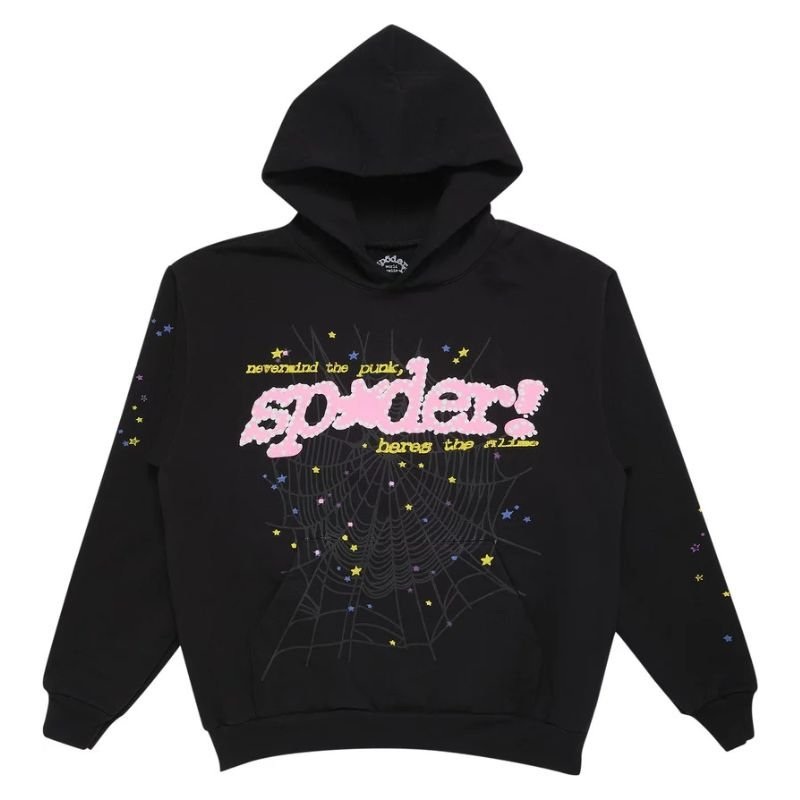 Sp5der P*NK V2 Hoodie ‘Black’ (SS23)