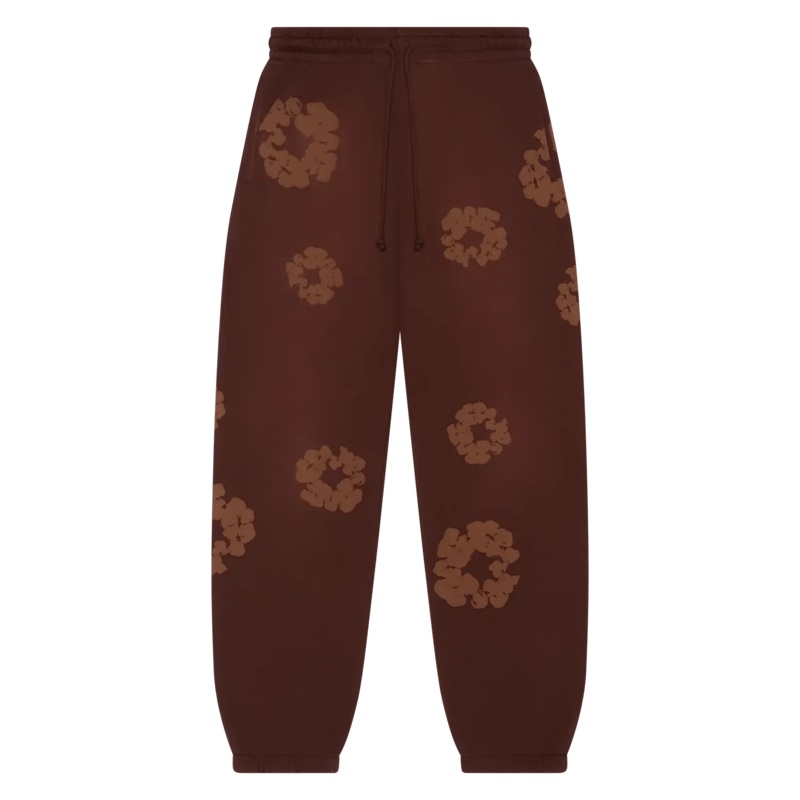 Denim Tears Mono Cotton Wreath Sweatpants Brown