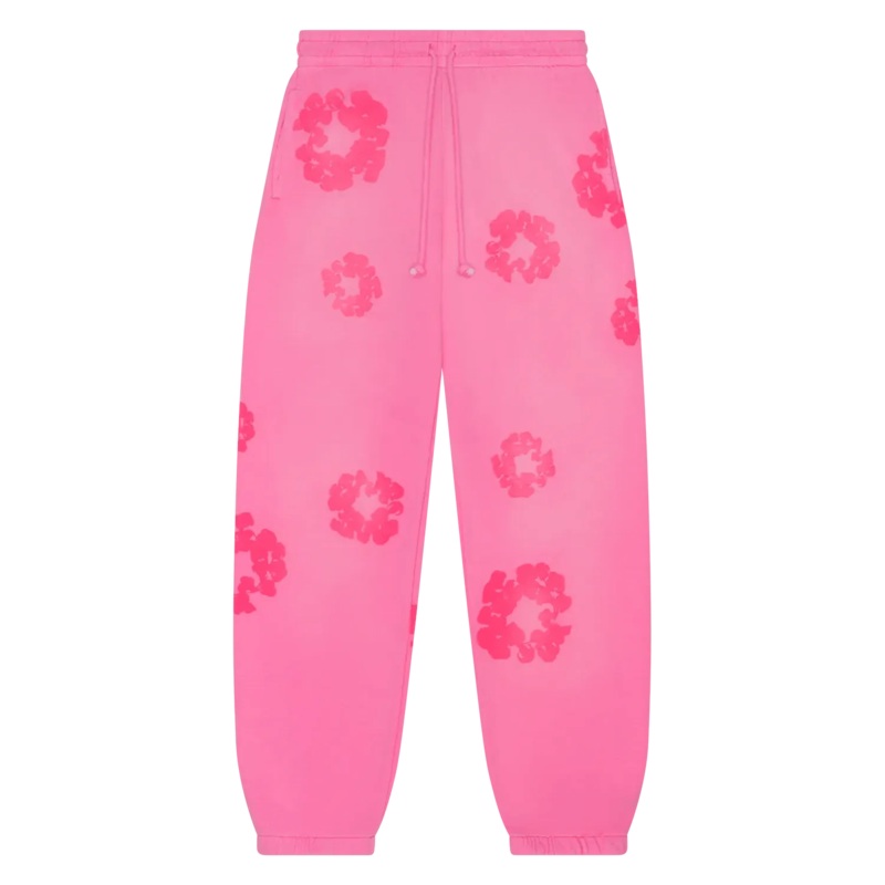 Denim Tears Mono Cotton Wreath Sweatpants Pink