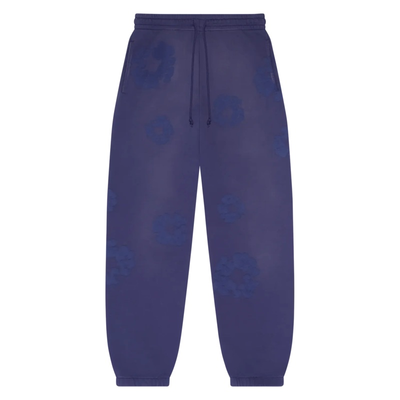 Denim Tears Mono Cotton Wreath Sweatpants Washed Blue