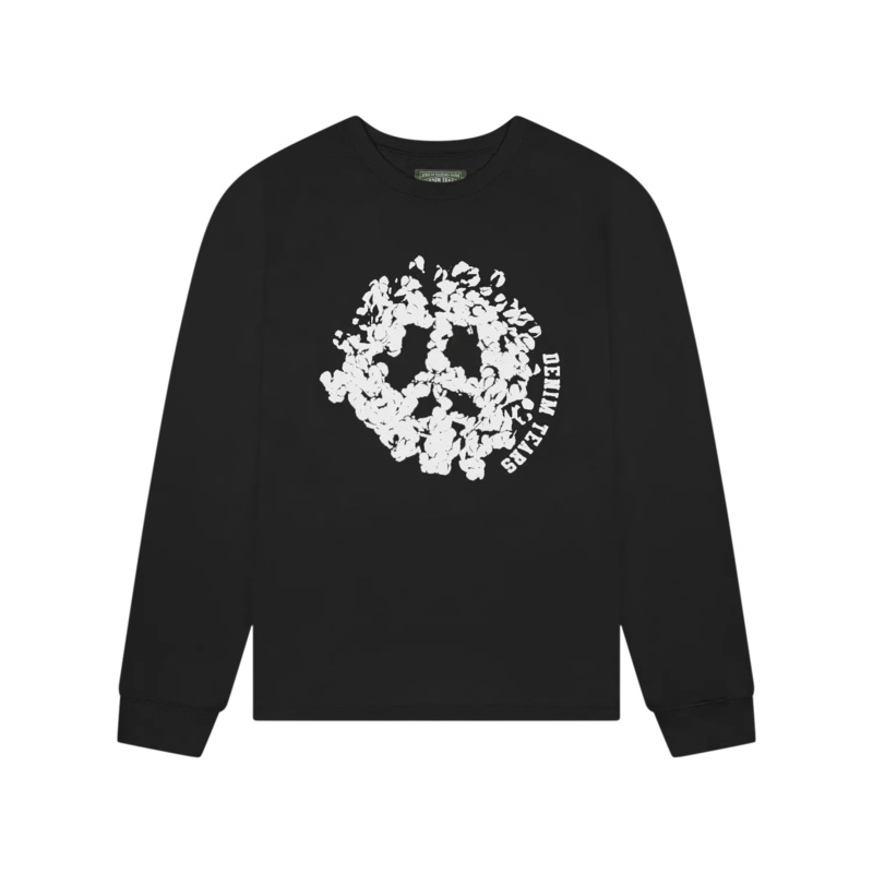 Denim Tears Peace Wreath Long Sleeve Tee ‘Black’