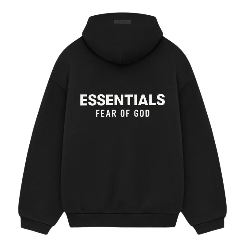 Fear of God Essentials Fleece Hoodie ‘Black’ (FW24)