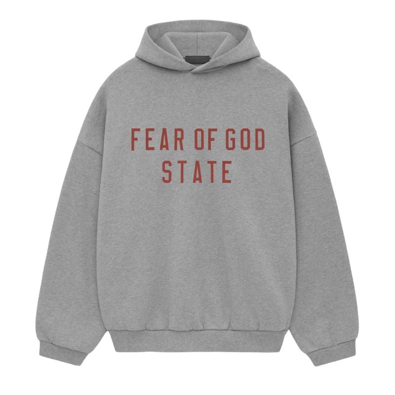 Fear of God Essentials Fleece Hoodie ‘Dark Heather Oatmeal’ (FW24)