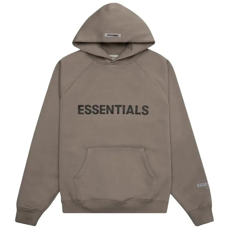 Fear of God Essentials Pullover Hoodie Applique Logo ‘Taupe’