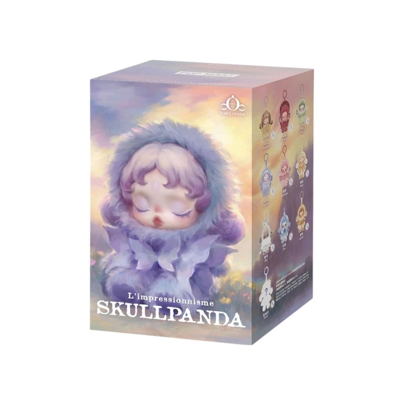 Pop Mart L’impressionnisme SKULLPANDA Series Plush Doll Single Blind Box