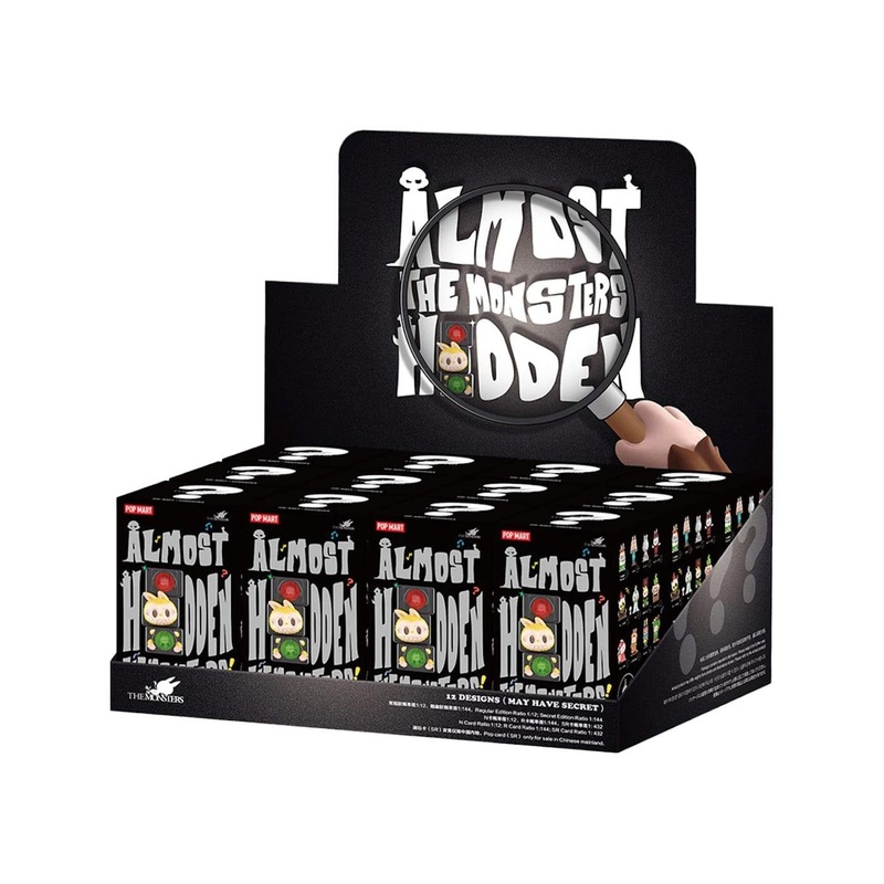 Pop Mart Labubu The Monsters Almost Hidden Series Figures Sealed Case (12 Blind Box)