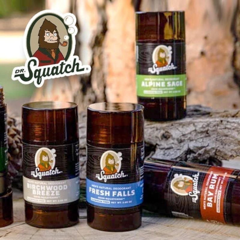 Dr. Squatch All-Natural Deodorant For Men (Multiple Scents)