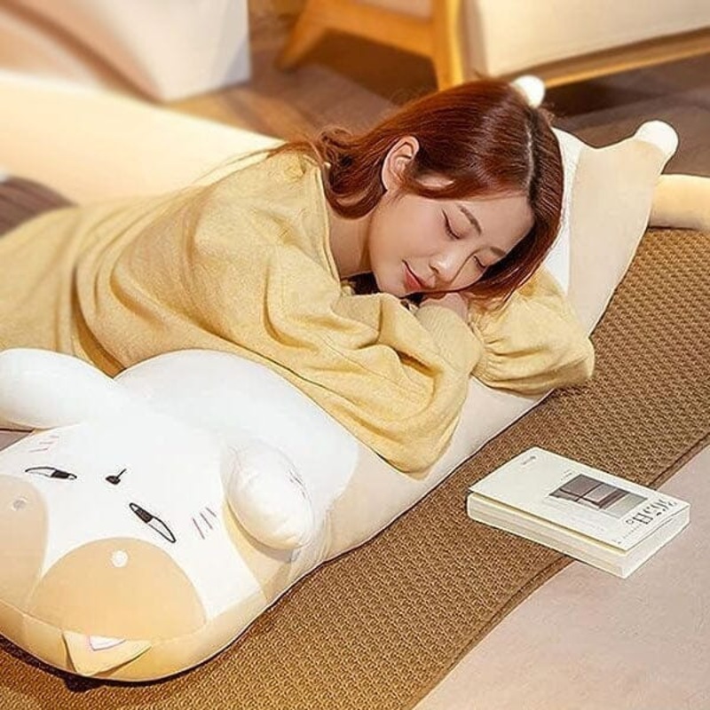 Extra Long Animal Plush Toy 4.5ft Body Pillow – Grumpy Cat