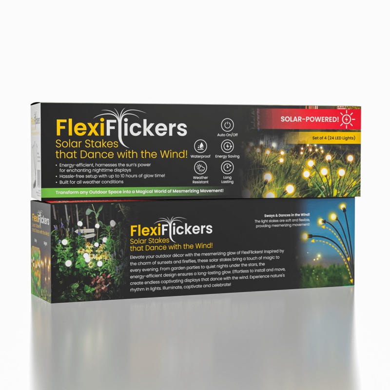 Flexi Flickers : Wind Dance Solar Light – 4pack