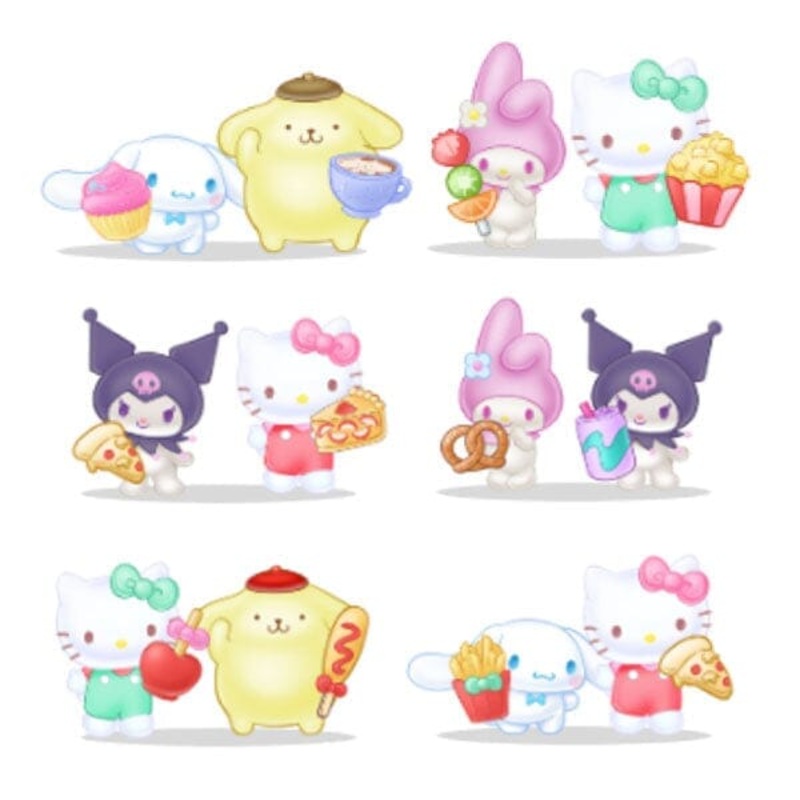 Hello Kitty And Friends: Sweet & Salty Collection 2″ Figurine 2-Pack (Characters Ship Asst.)