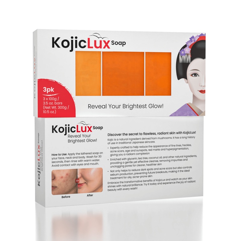 Kojic Acid Soap Bars (3pk)