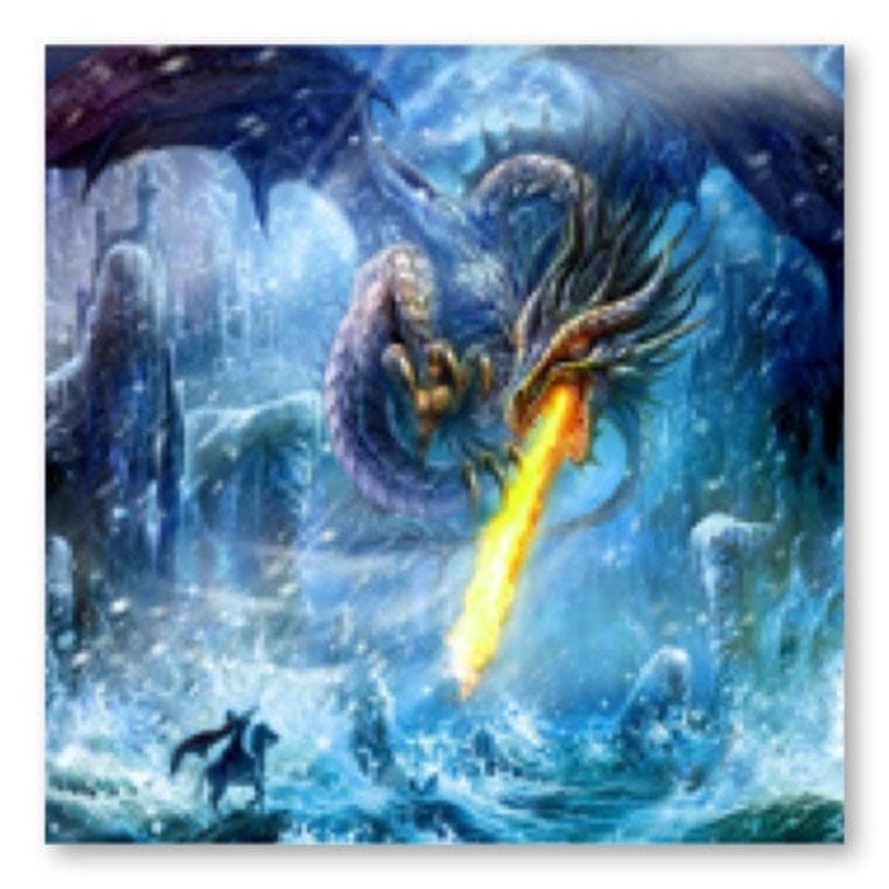 Studio Art Diamond Painting Full Coverage “Mystic Dragon” (40cm x 40cm)