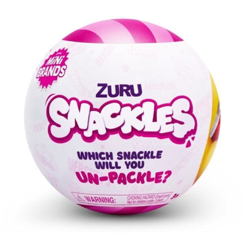 ZURU 5 Surprise Mini Brands Snackles Mystery Mini 5″ Plush Capsule Series 1 Wave 2