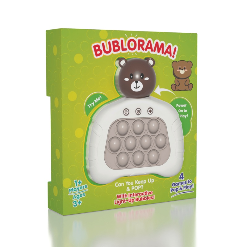 Bublorama! Electronic Bubble Popping Fidget Game – New Characters